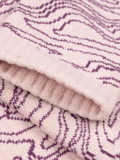 Discount Finisterre High Tide Pattern Sock PinkSmokeOsmosis