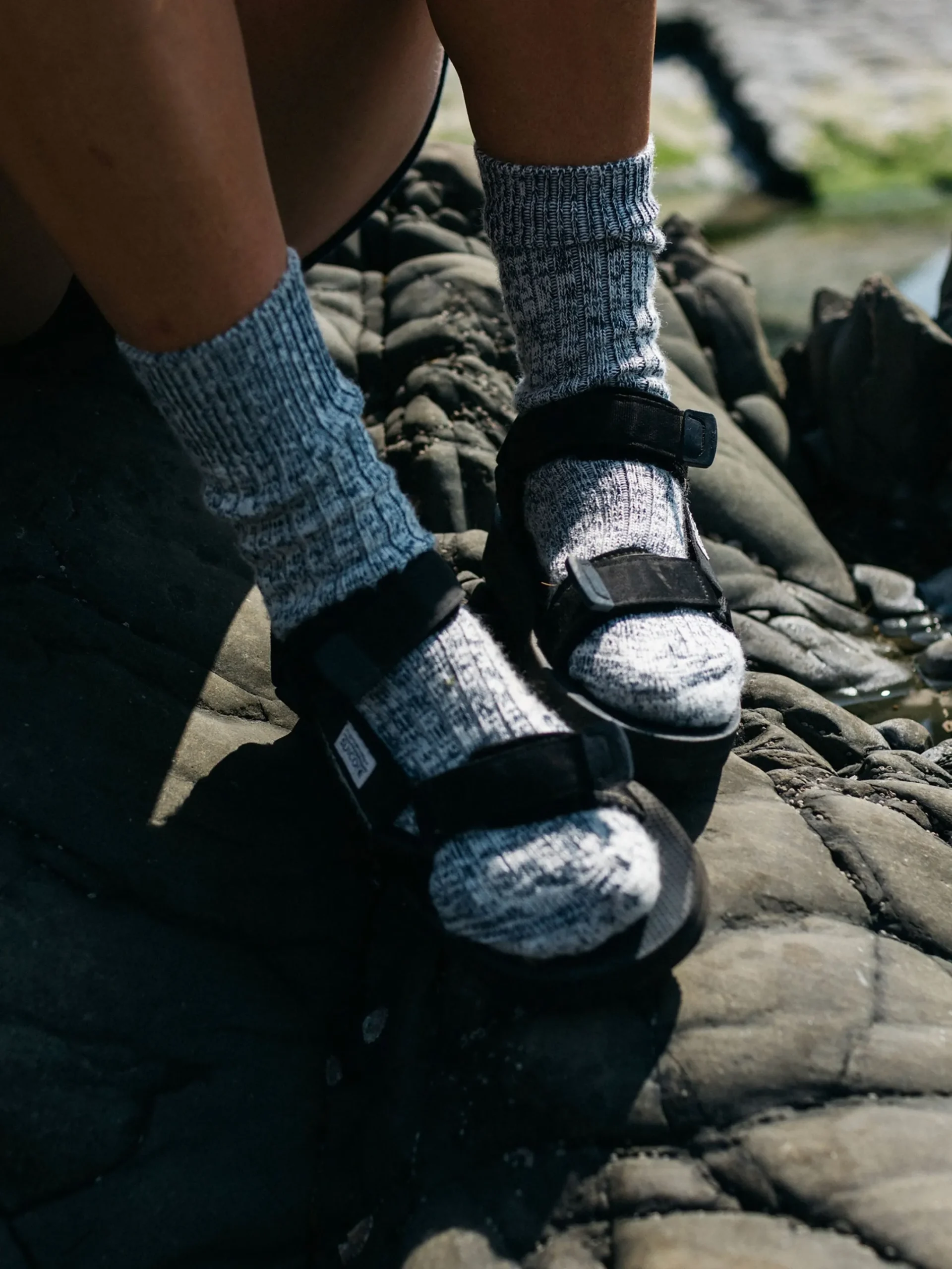 New Finisterre Kelson Sock NavyMarl