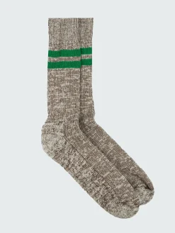 Cheap Finisterre Kelson Stripe Sock SealBrown/Green