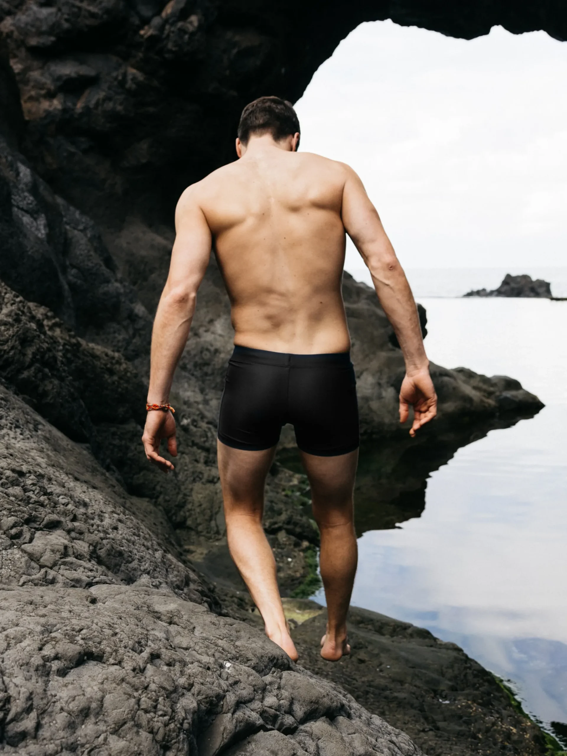 Shop Finisterre Men's Aonyx Swim Trunk Graphite