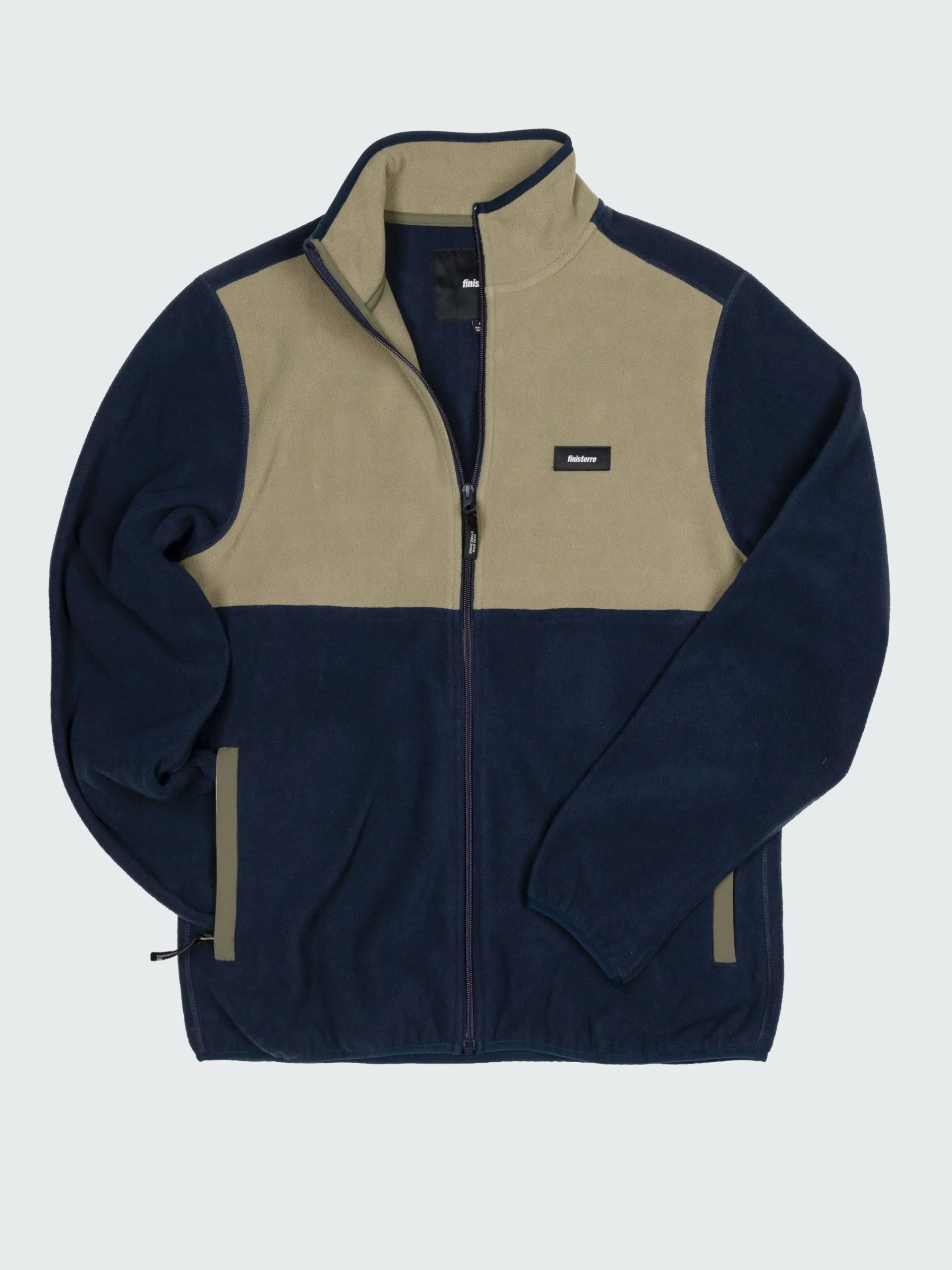 Online Finisterre Men's Axiom Full Zip Fleece WillowGreen/Navy/Olive