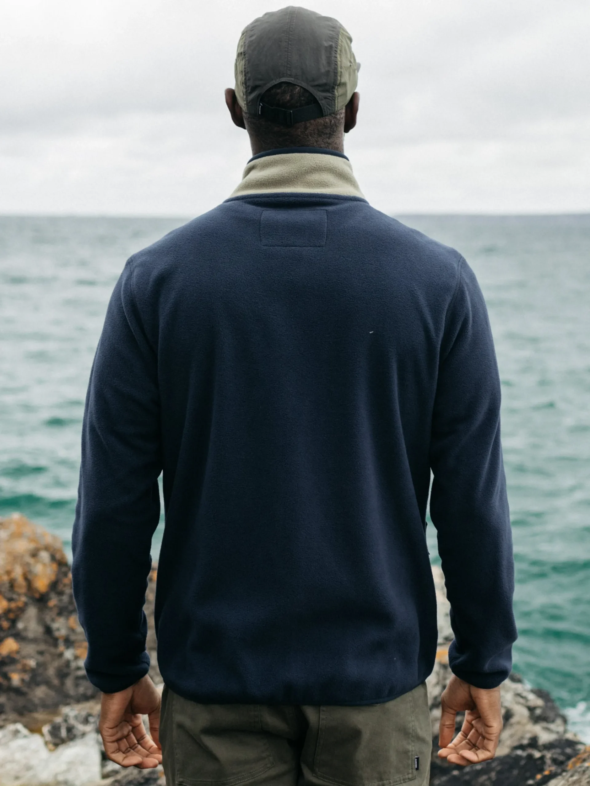 Online Finisterre Men's Axiom Full Zip Fleece WillowGreen/Navy/Olive