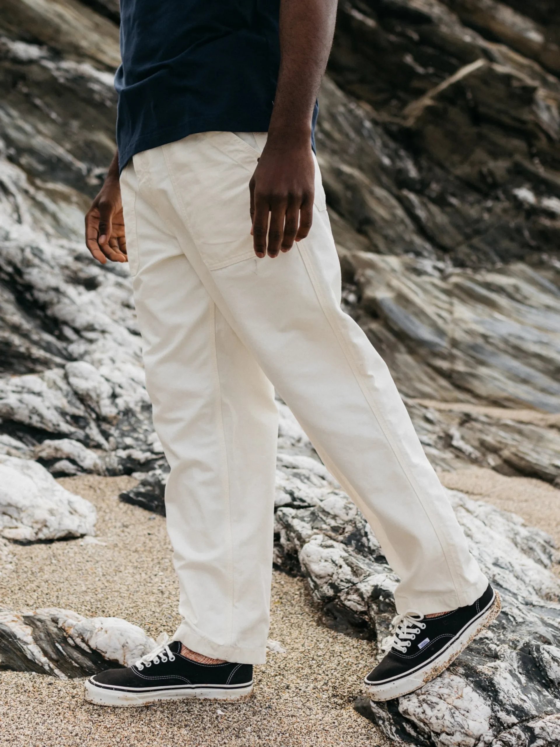 Fashion Finisterre Men's Basset Pant Ecru