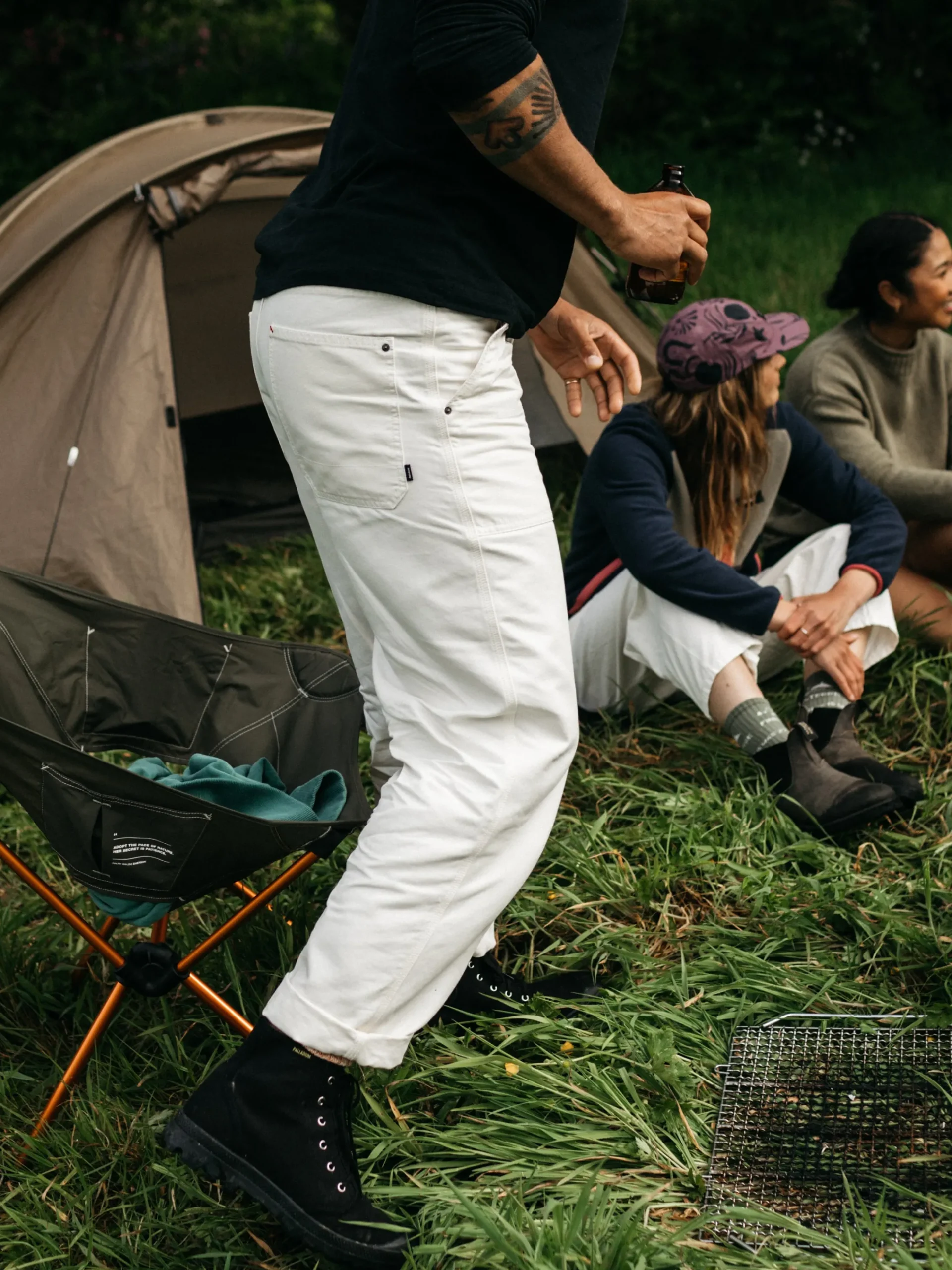 Fashion Finisterre Men's Basset Pant Ecru
