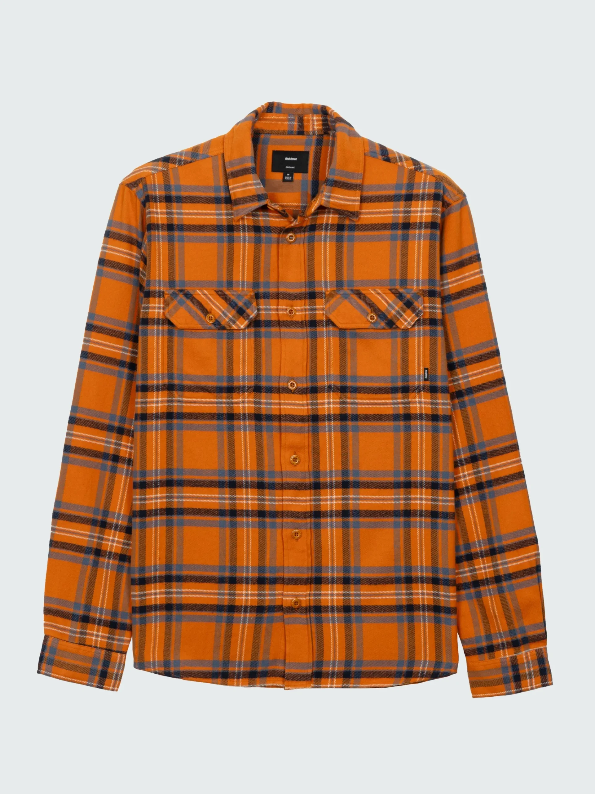 New Finisterre Men's Beardsmore Shirt HarvestGoldCheck