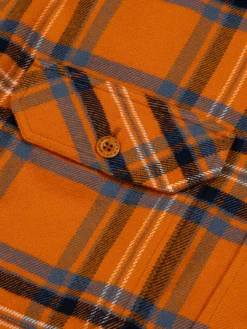 New Finisterre Men's Beardsmore Shirt HarvestGoldCheck
