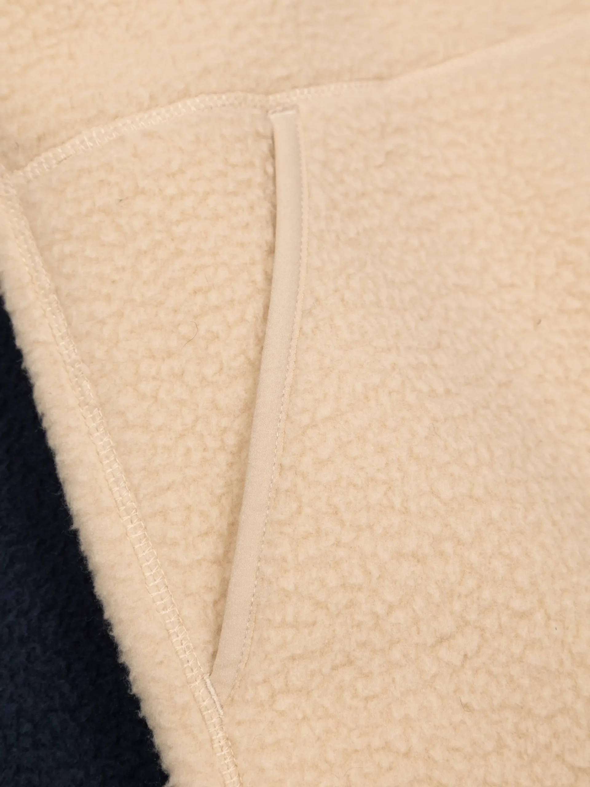 New Finisterre Men's Bolster Full Zip Fleece Oatmeal/Navy