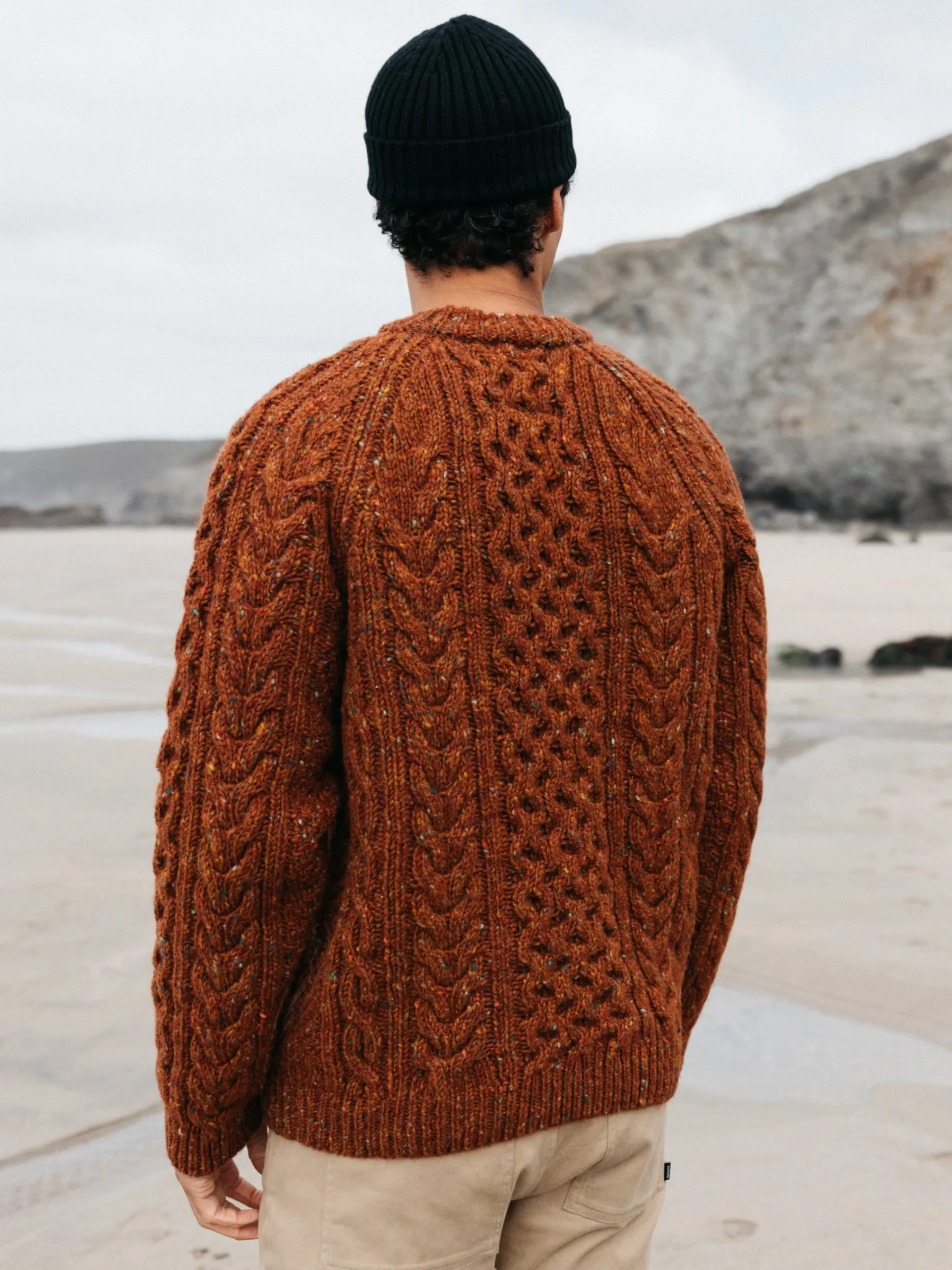Hot Finisterre Men's Cabet Sweater Copper