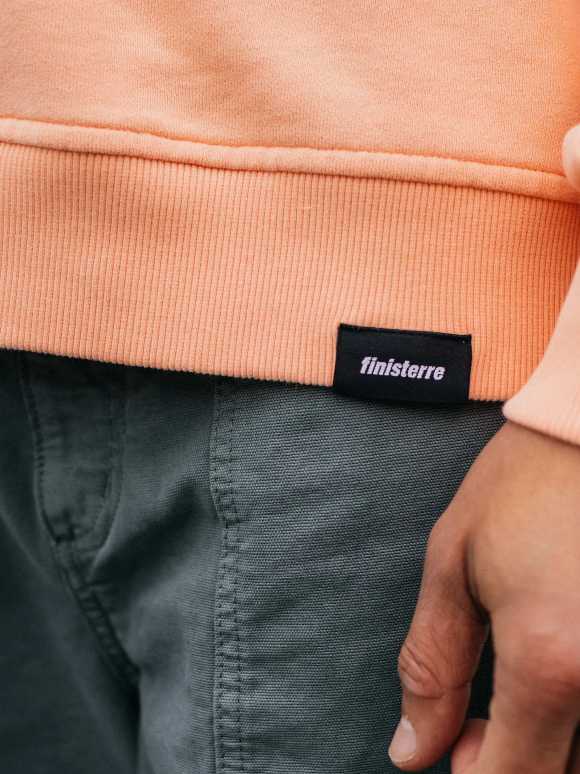 Hot Finisterre Men's Coho Sweatshirt ReefPink