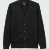 Outlet Finisterre Men's Columba Cardigan Raven
