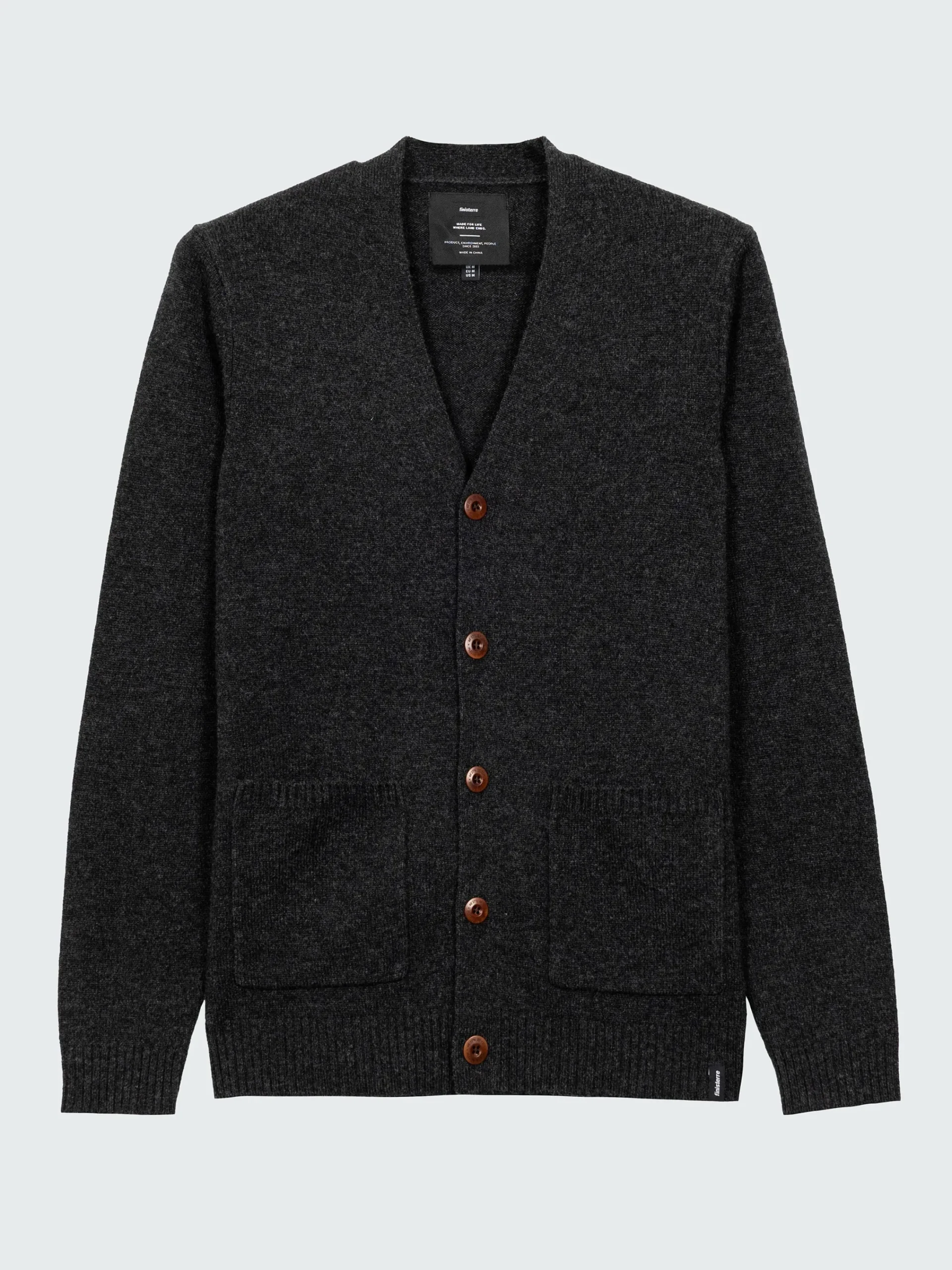 Outlet Finisterre Men's Columba Cardigan Raven