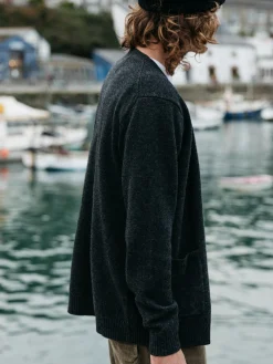 Outlet Finisterre Men's Columba Cardigan Raven