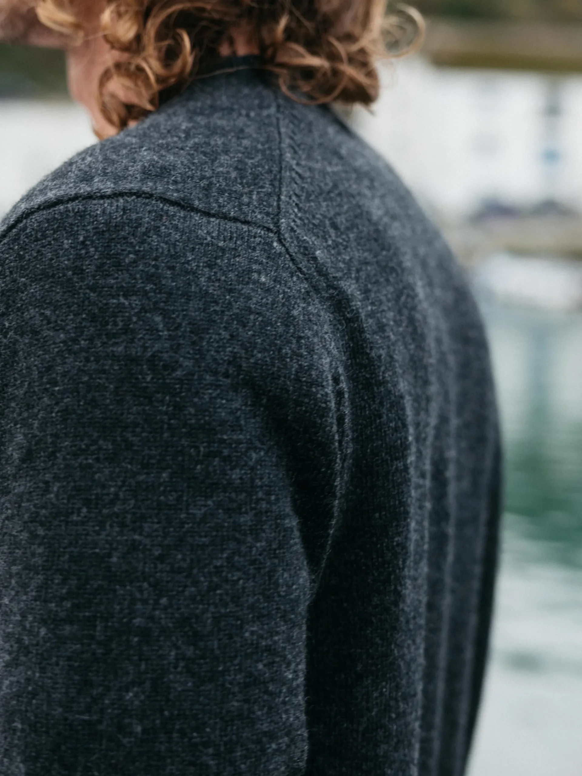 Outlet Finisterre Men's Columba Cardigan Raven