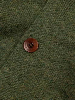 Outlet Finisterre Men's Columba Cardigan Olive