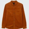 Shop Finisterre Men's Cordium Shirt Sable