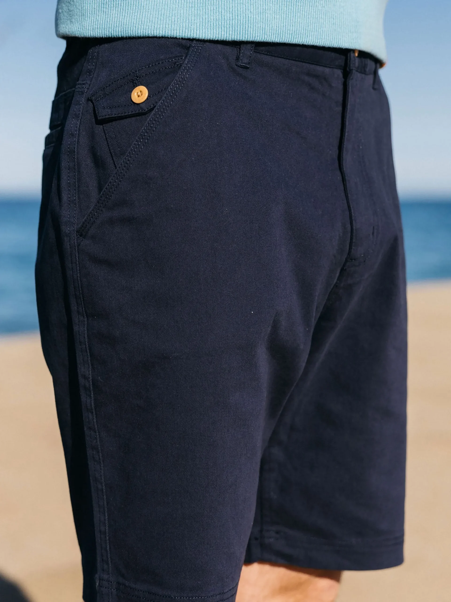 Shop Finisterre Men's Coverack Shorts Navy