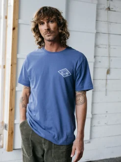 Hot Finisterre Men's Diamond Logo T-Shirt CoastalFjord