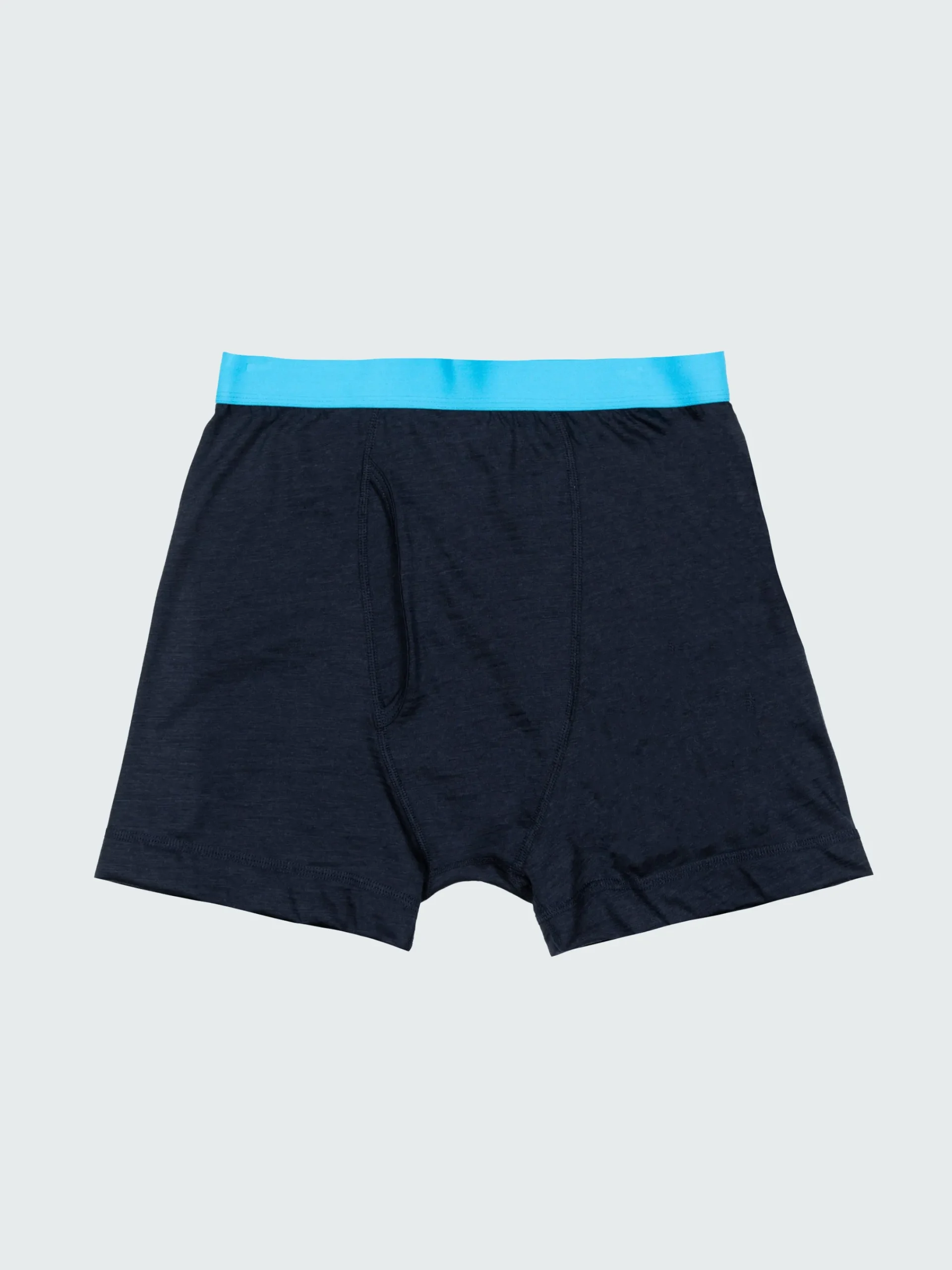 Clearance Finisterre Men's Eddy 2.0 Merino Wool Boxers Navy/Cyan