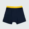 Fashion Finisterre Men's Eddy 2.0 Merino Wool Boxers Navy/Manuka