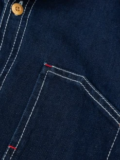 Hot Finisterre Men's Eddystone Denim Shirt WashedDenim