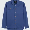 Fashion Finisterre Men's Eddystone Shirt Midnight
