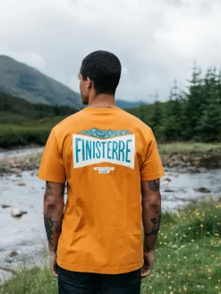 Best Finisterre Men's Emblem T-Shirt HarvestGold
