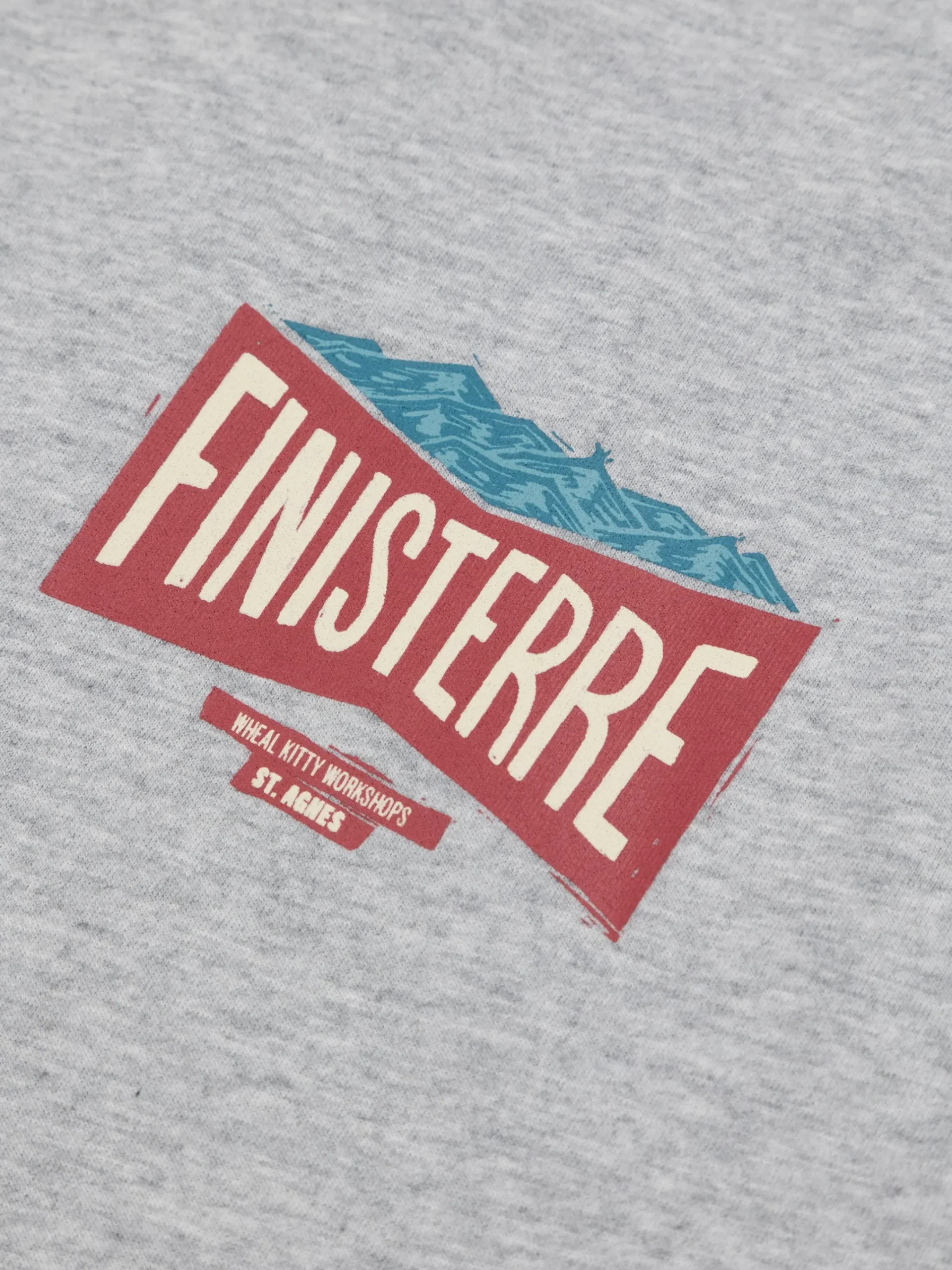 Cheap Finisterre Men's Emblem T-Shirt GreyMarl