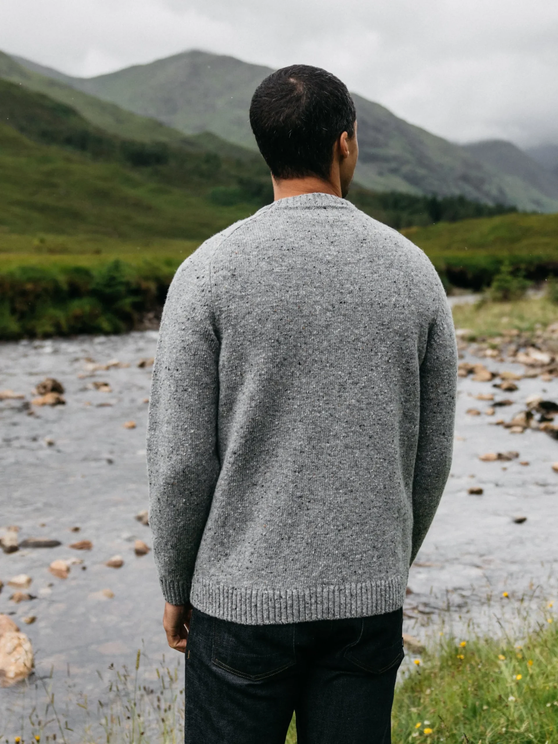 Flash Sale Finisterre Men's Furlong Crew Sweater GreyMarl
