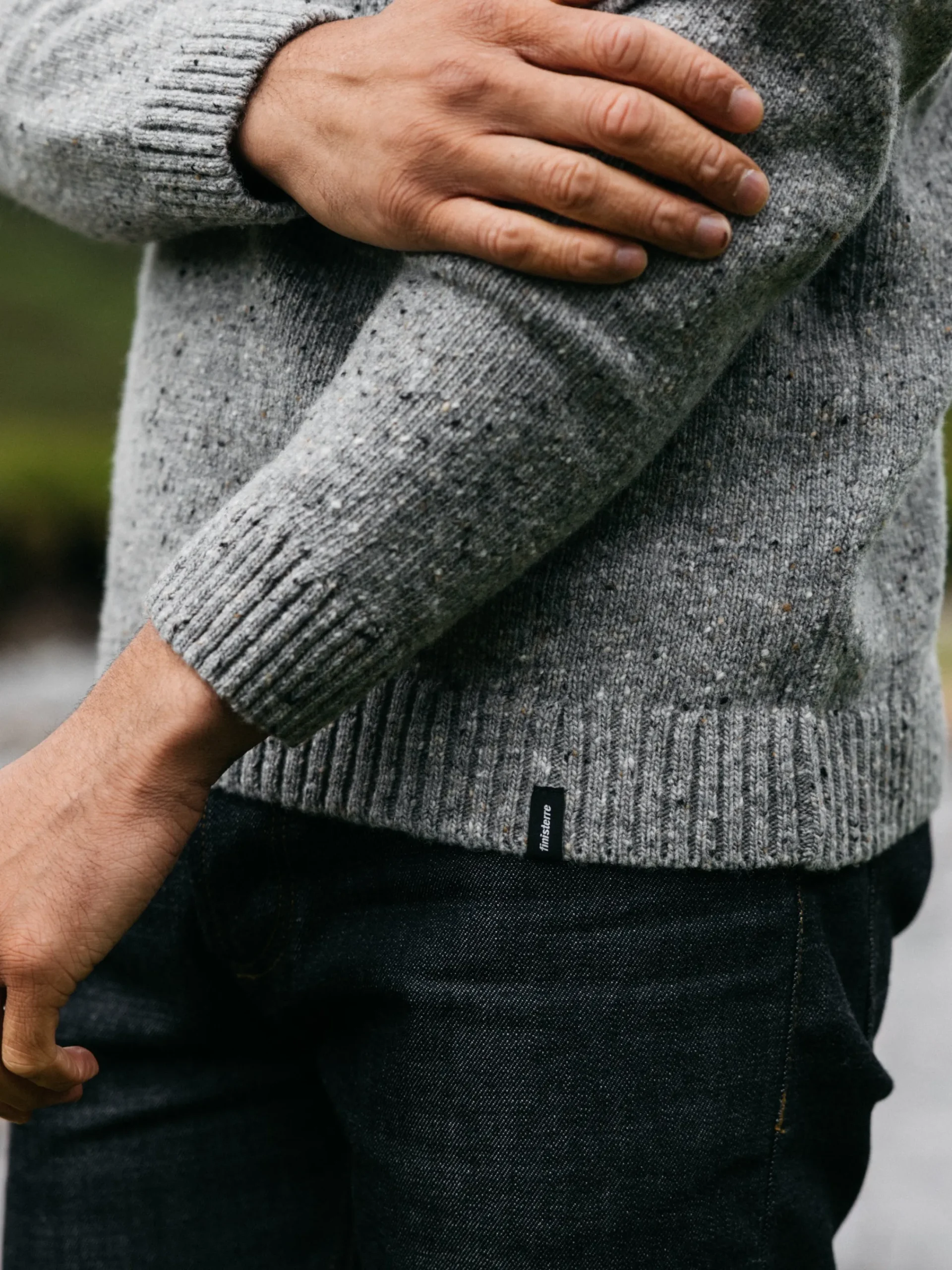 Flash Sale Finisterre Men's Furlong Crew Sweater GreyMarl