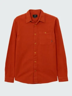 Hot Finisterre Men's Gylly Shirt DarkRosewood