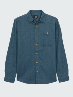 Shop Finisterre Men's Gylly Shirt OceanDobby