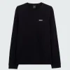 Hot Finisterre Men's Harlyn Logo Long Sleeve T-Shirt Black