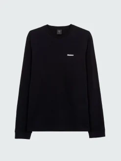 Hot Finisterre Men's Harlyn Logo Long Sleeve T-Shirt Black
