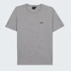 Clearance Finisterre Men's Harlyn Logo T-Shirt GreyMarl