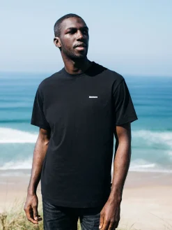 Best Sale Finisterre Men's Harlyn Logo T-Shirt Black