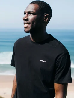 Best Sale Finisterre Men's Harlyn Logo T-Shirt Black