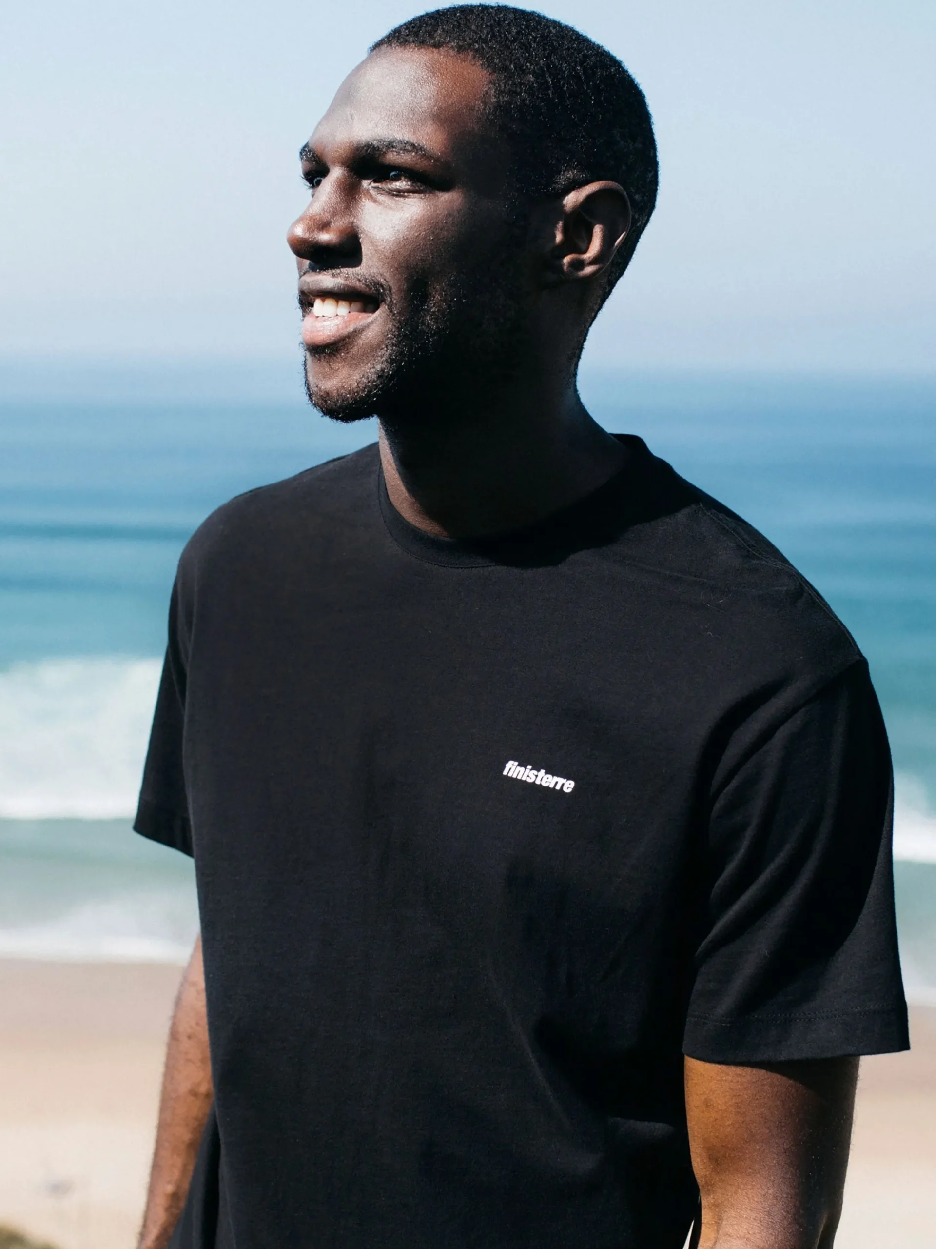 Best Sale Finisterre Men's Harlyn Logo T-Shirt Black