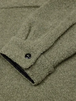 Store Finisterre Men's Hegen Fleece Shirt WillowGreen
