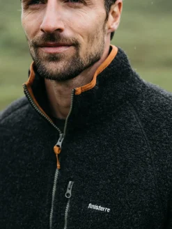 Sale Finisterre Men's Hegen Full Zip Fleece RavenBlack