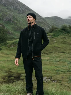 Sale Finisterre Men's Hegen Full Zip Fleece RavenBlack