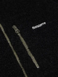 Sale Finisterre Men's Hegen Full Zip Fleece RavenBlack