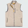 Clearance Finisterre Men's Hegen Wool Fleece Vest Oatmeal