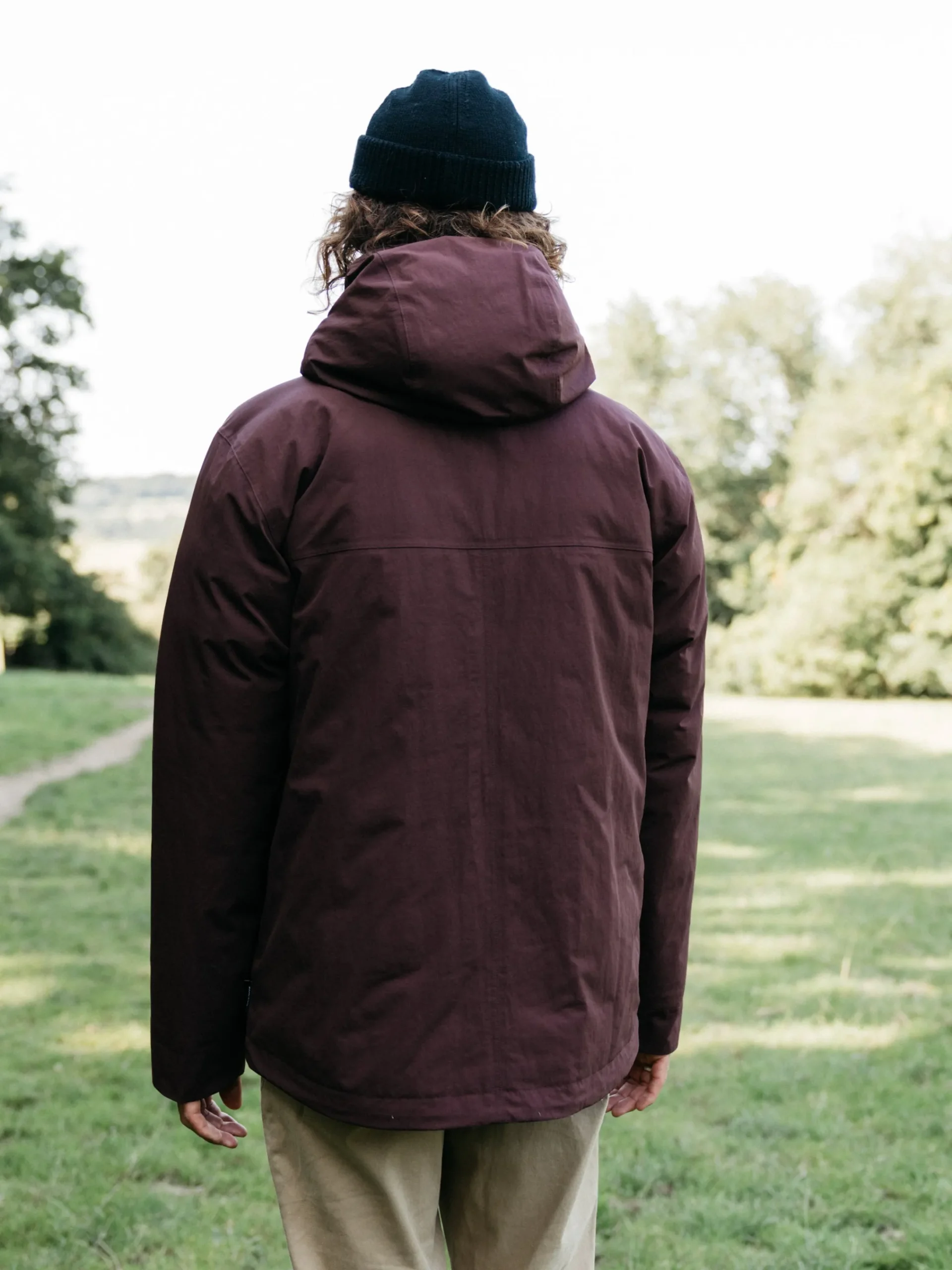 Shop Finisterre Men's Ignis Jacket BlackCherry