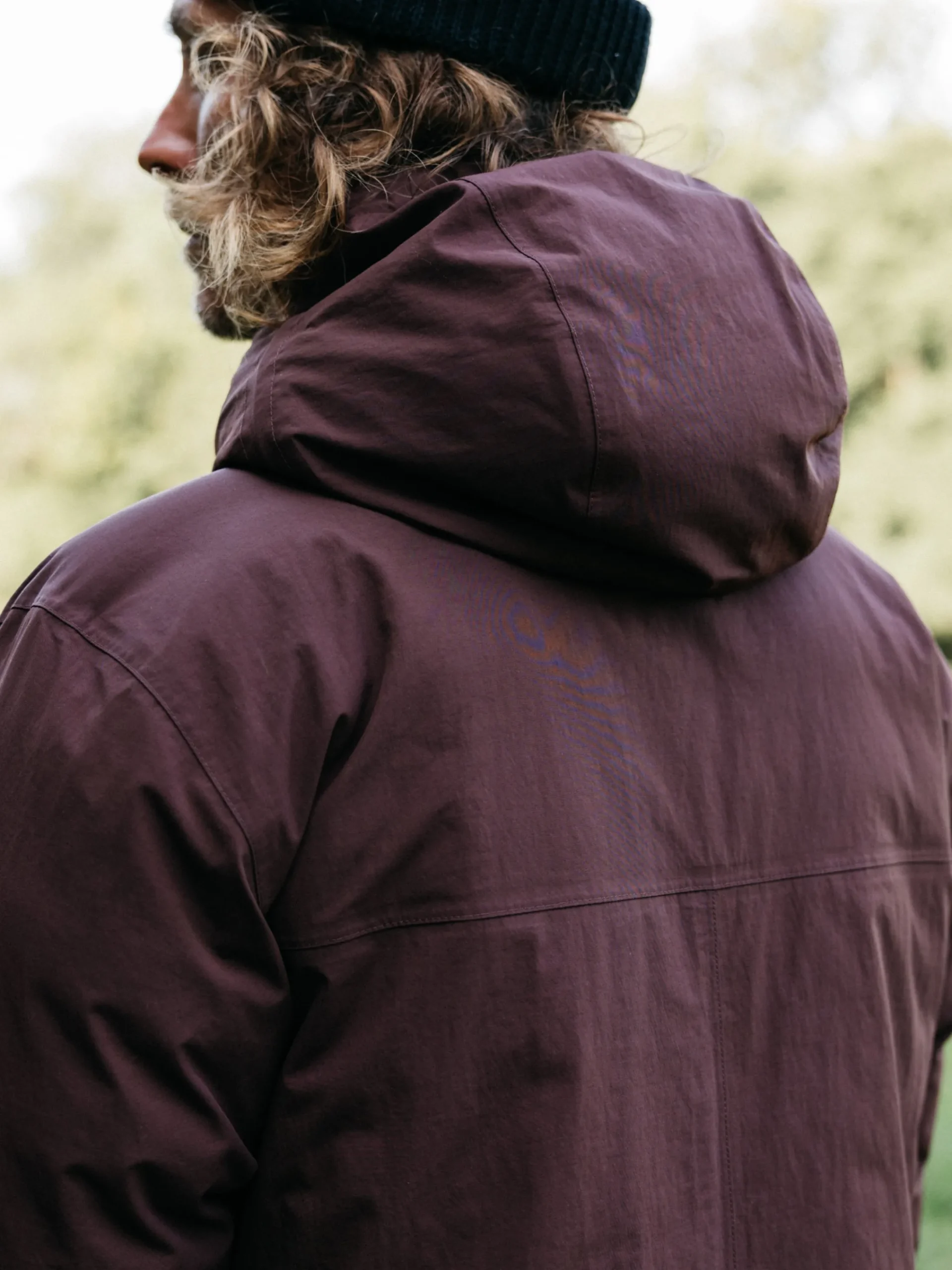Shop Finisterre Men's Ignis Jacket BlackCherry