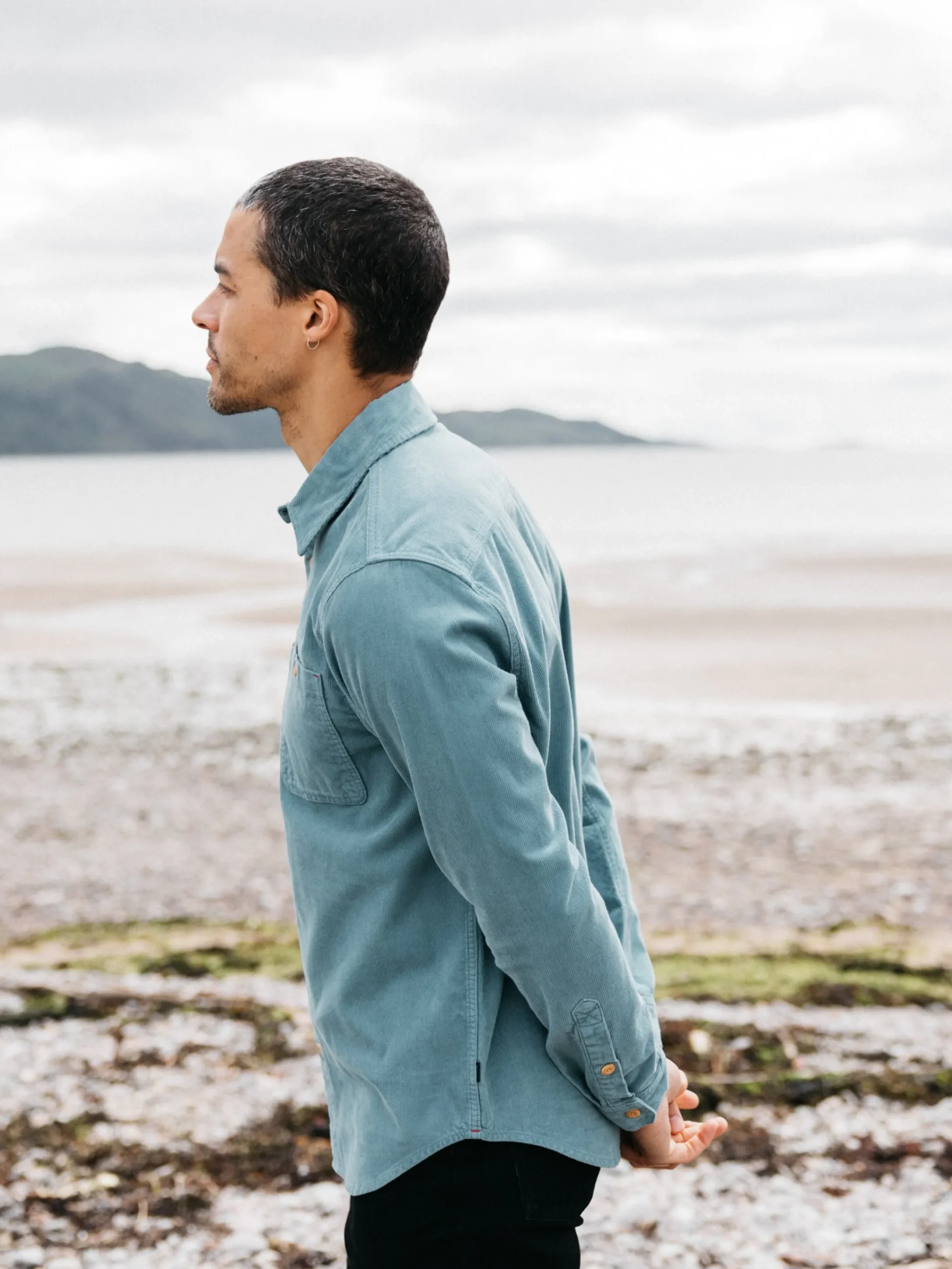 Flash Sale Finisterre Men's Jetty Cord Shirt OceanStorm