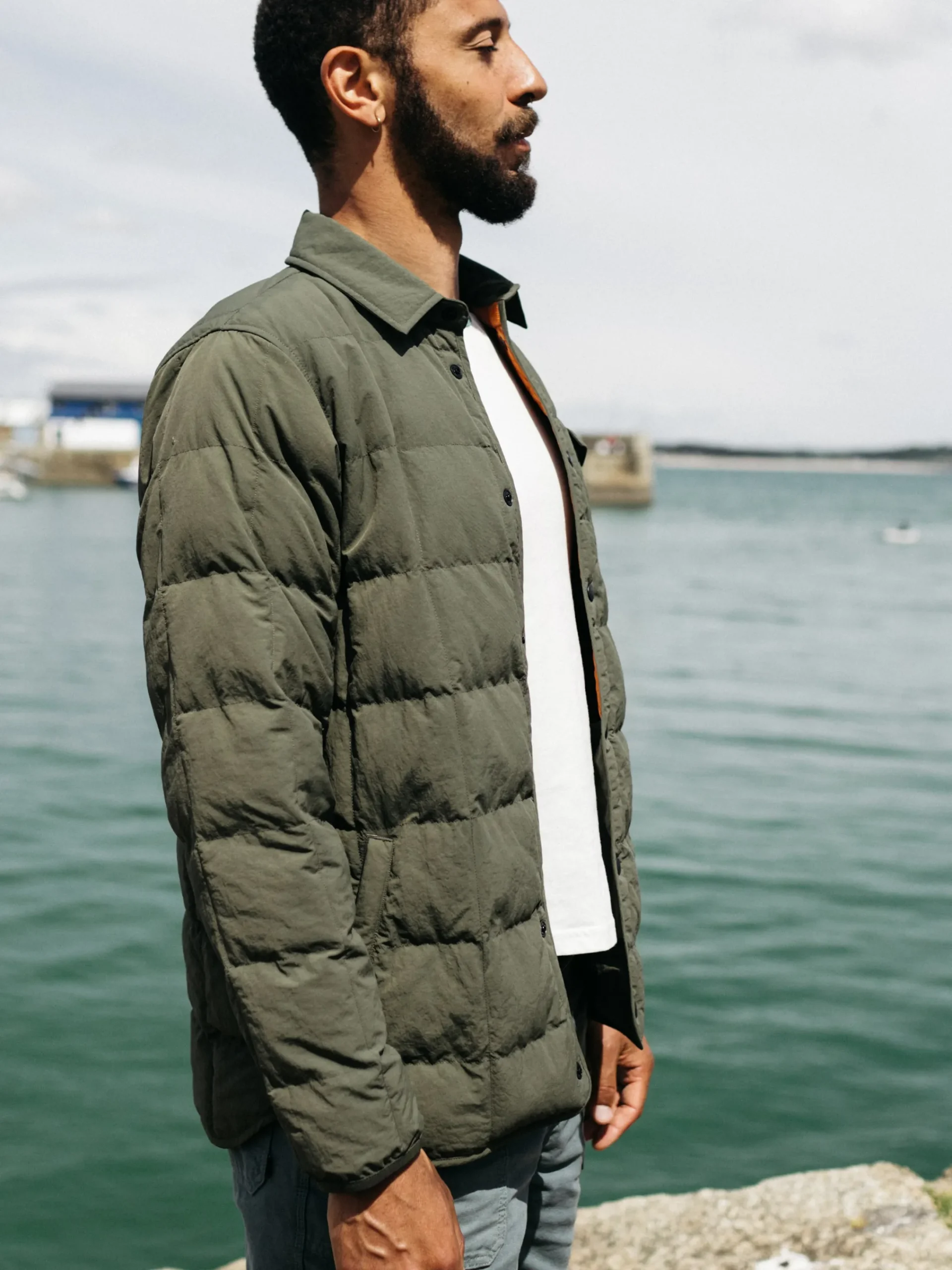 Cheap Finisterre Men's Lapwing Shirt Olive