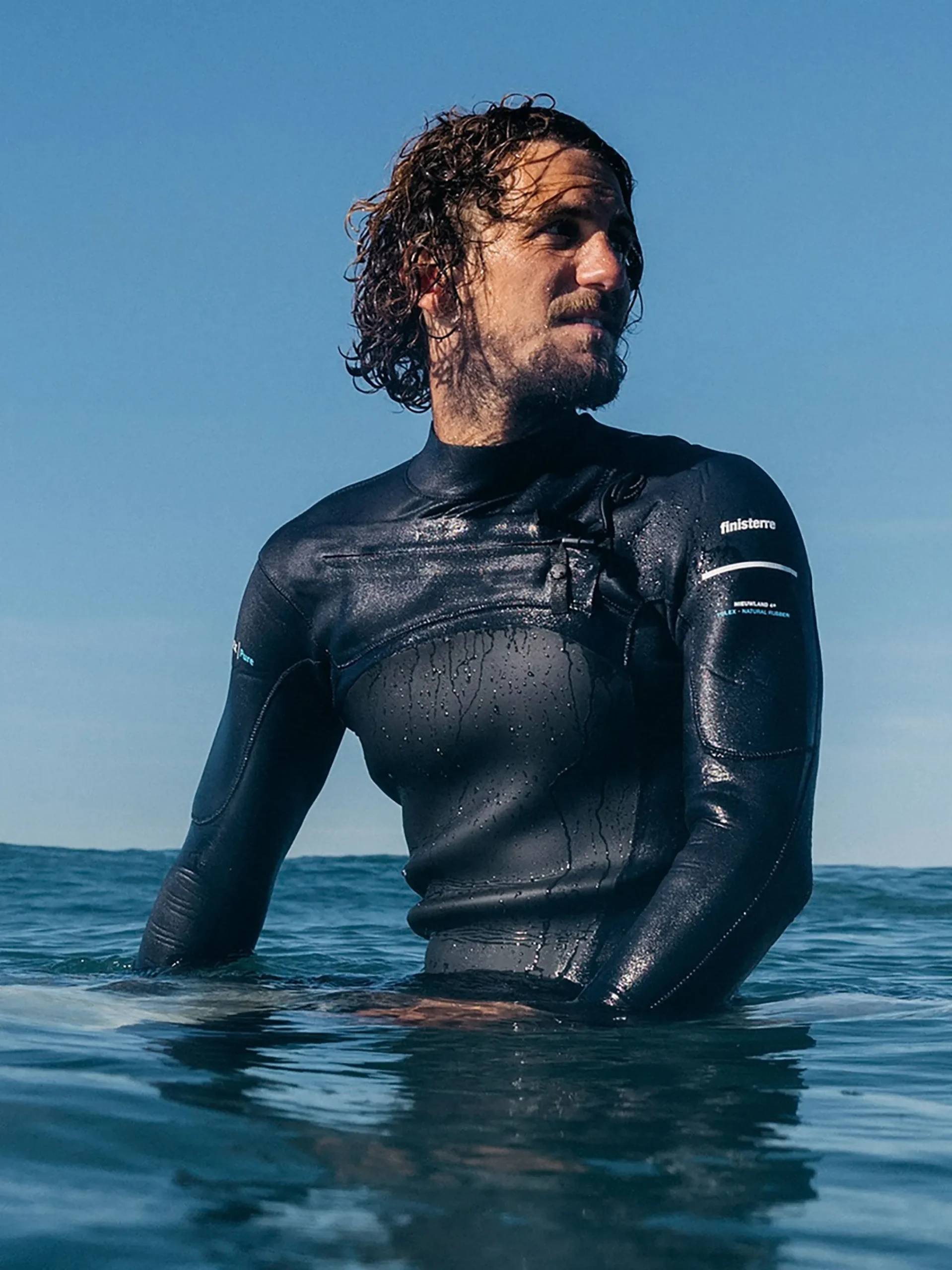 Flash Sale Finisterre Men's Nieuwland 3.5/2.5mm Yulex® Chest Zip Wetsuit Ink