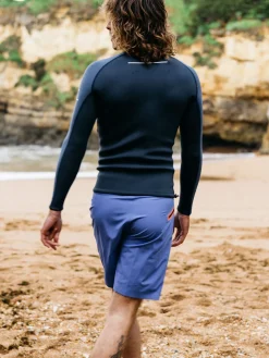 Sale Finisterre Men's Nieuwland 2mm Yulex® Long Sleeve Top DarkOzone