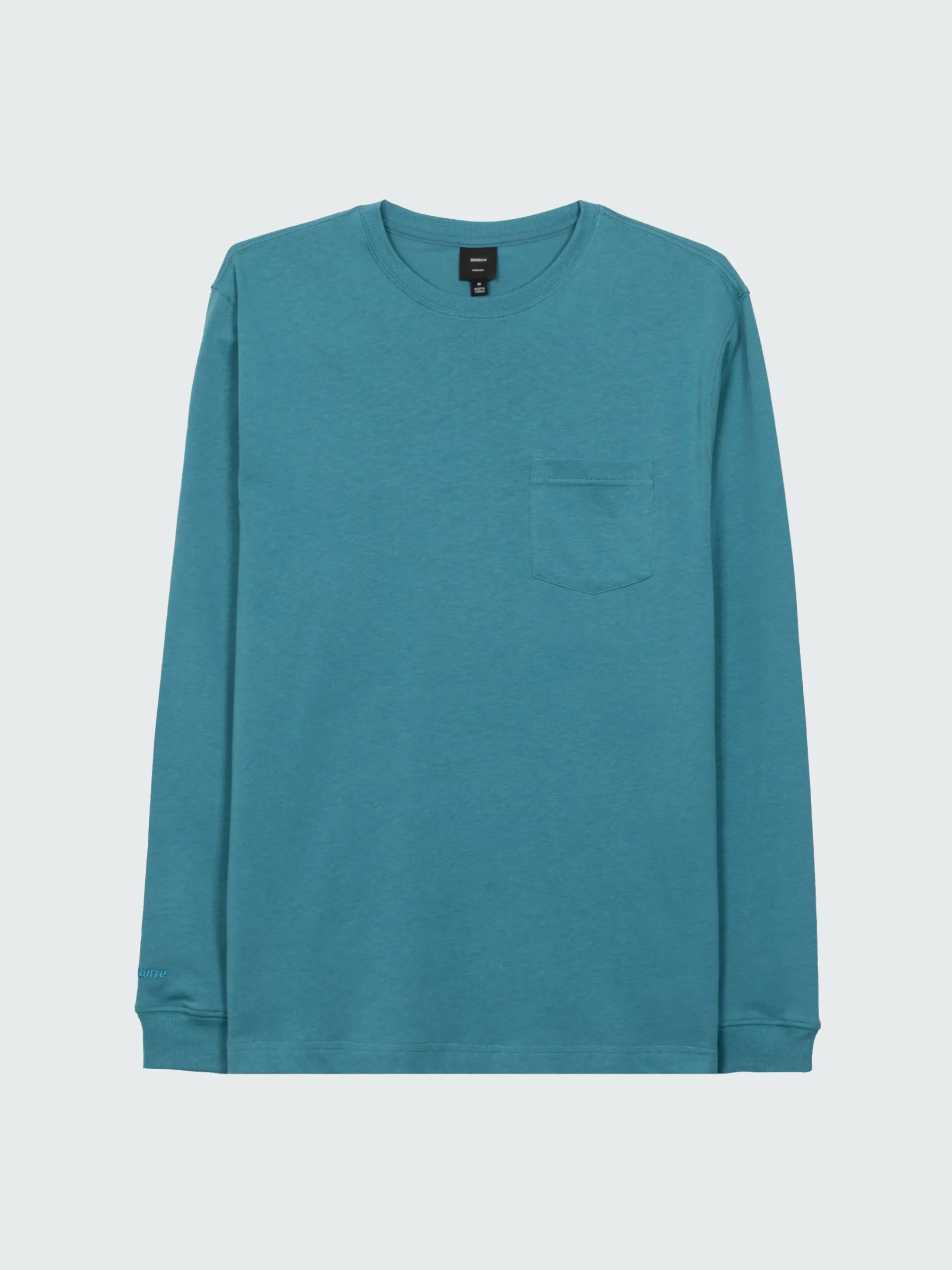 Cheap Finisterre Men's Orca Recycled Pocket Long Sleeve T-Shirt OceanStorm