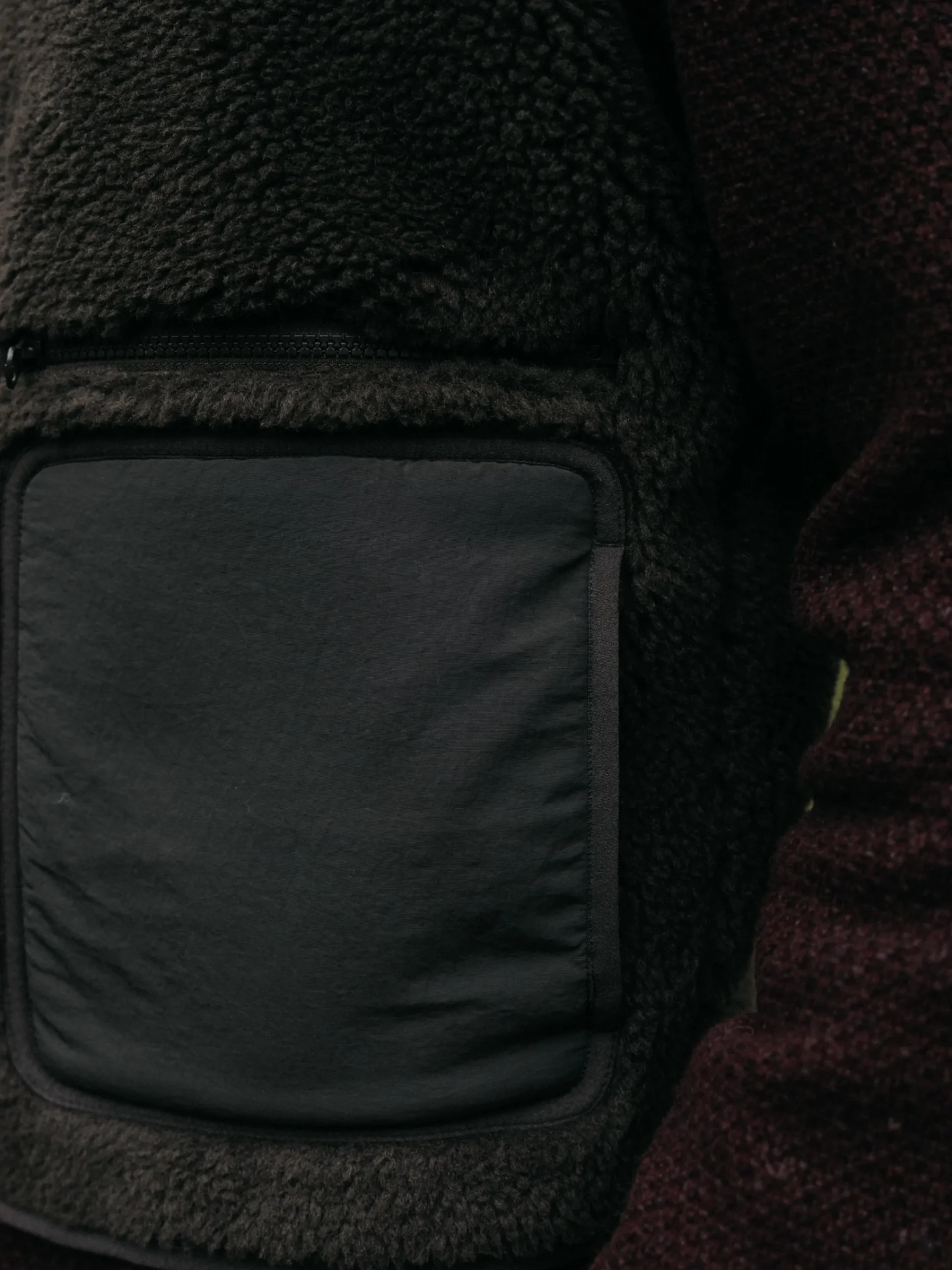 Outlet Finisterre Men's Orsik Fleece Vest RavenBlack